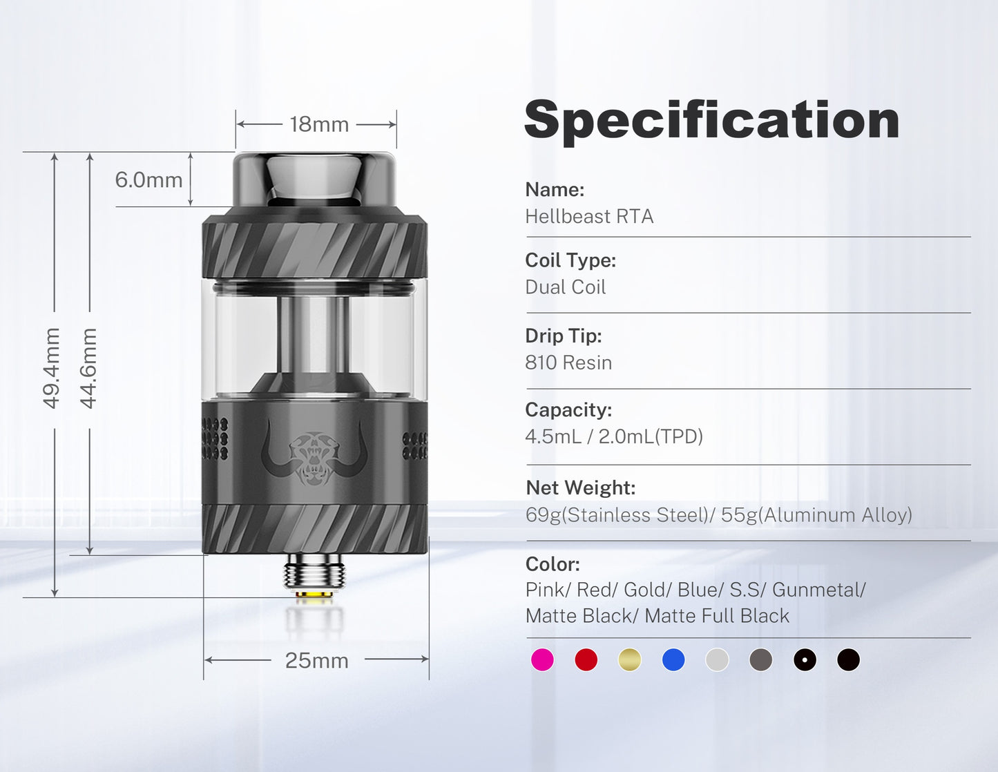 HELLBEAST RTA - HELLVAPE