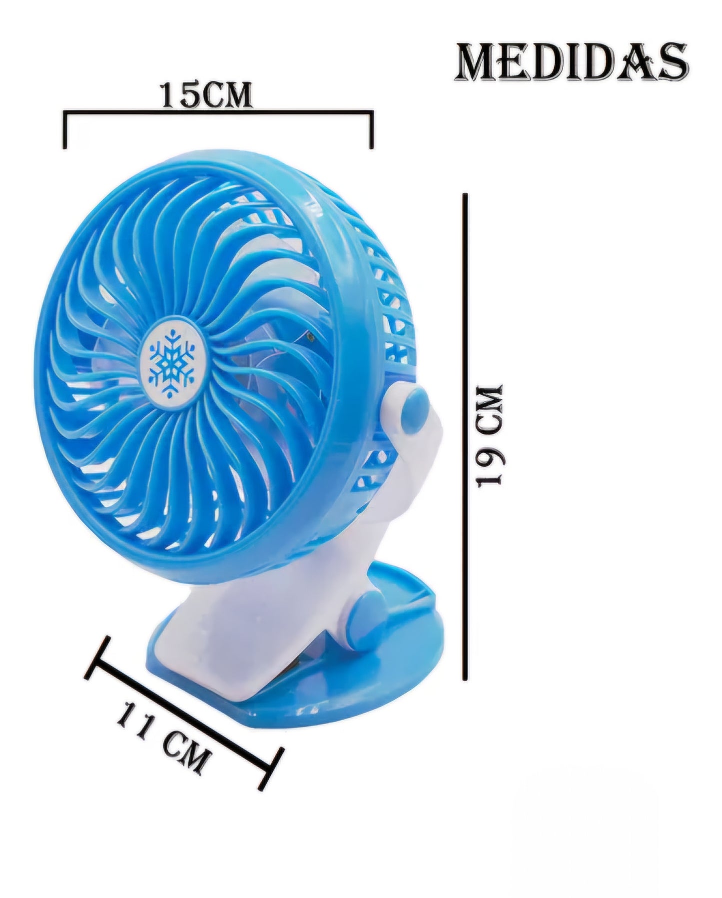 VENTILADOR RECARGABLE DE PINZA