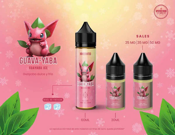 GUAVA-YABA / NIC SALTS 30ML - APOTHECARIA