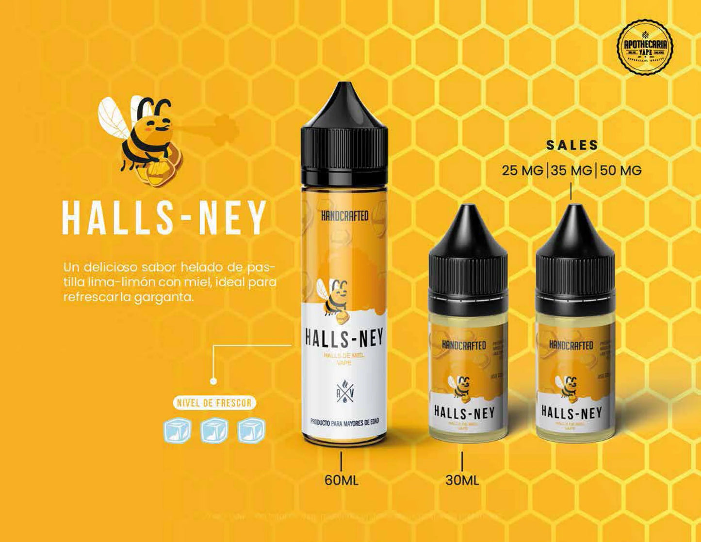 HALLS NEY - APOTHECARIA