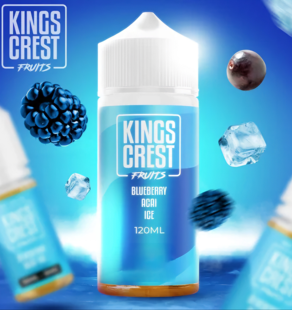 BLUEBERRY ACAI ICE - KINGS CREST FRUITS - 120ML