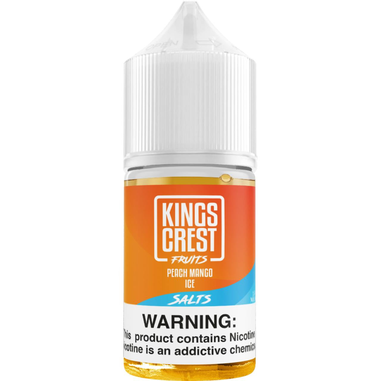 PEACH MANGO ICE / NIC SALTS 3OML - KINGS CREST BAR