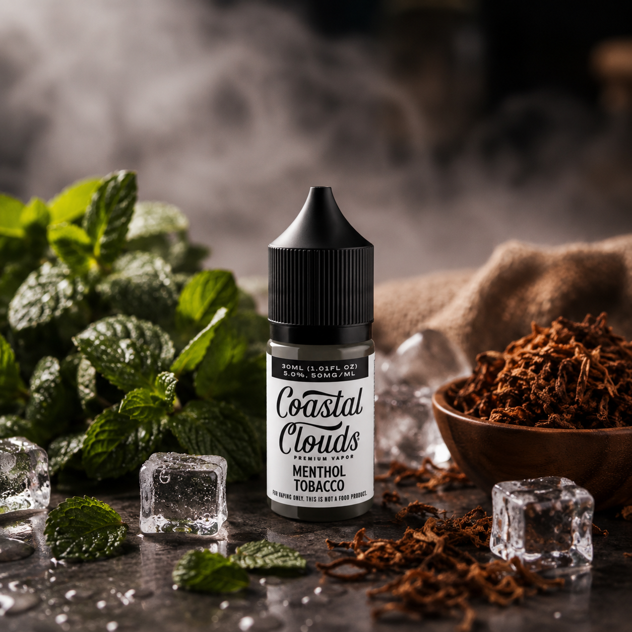 MENTHOL TOBACCO / NIC SALTS 30ML - COASTAL CLOUDS