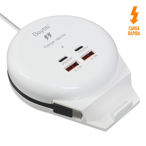 MULTICONTACTO USB/USB-C CON BASE PARA CELULAR