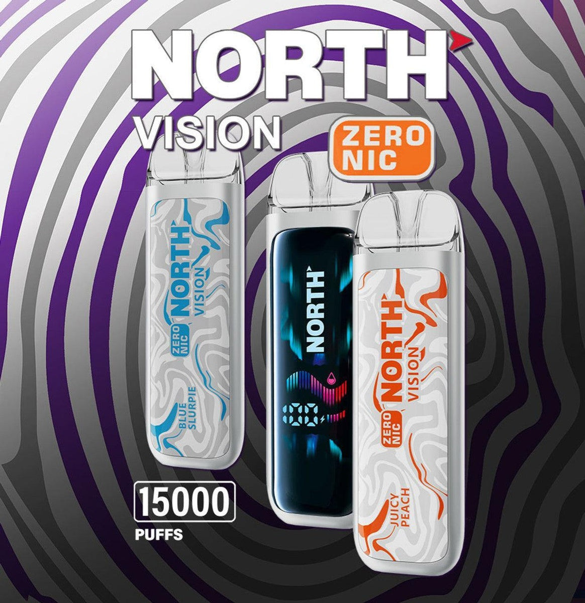 NORTH VISION - ZERO NICOTINA 15,000