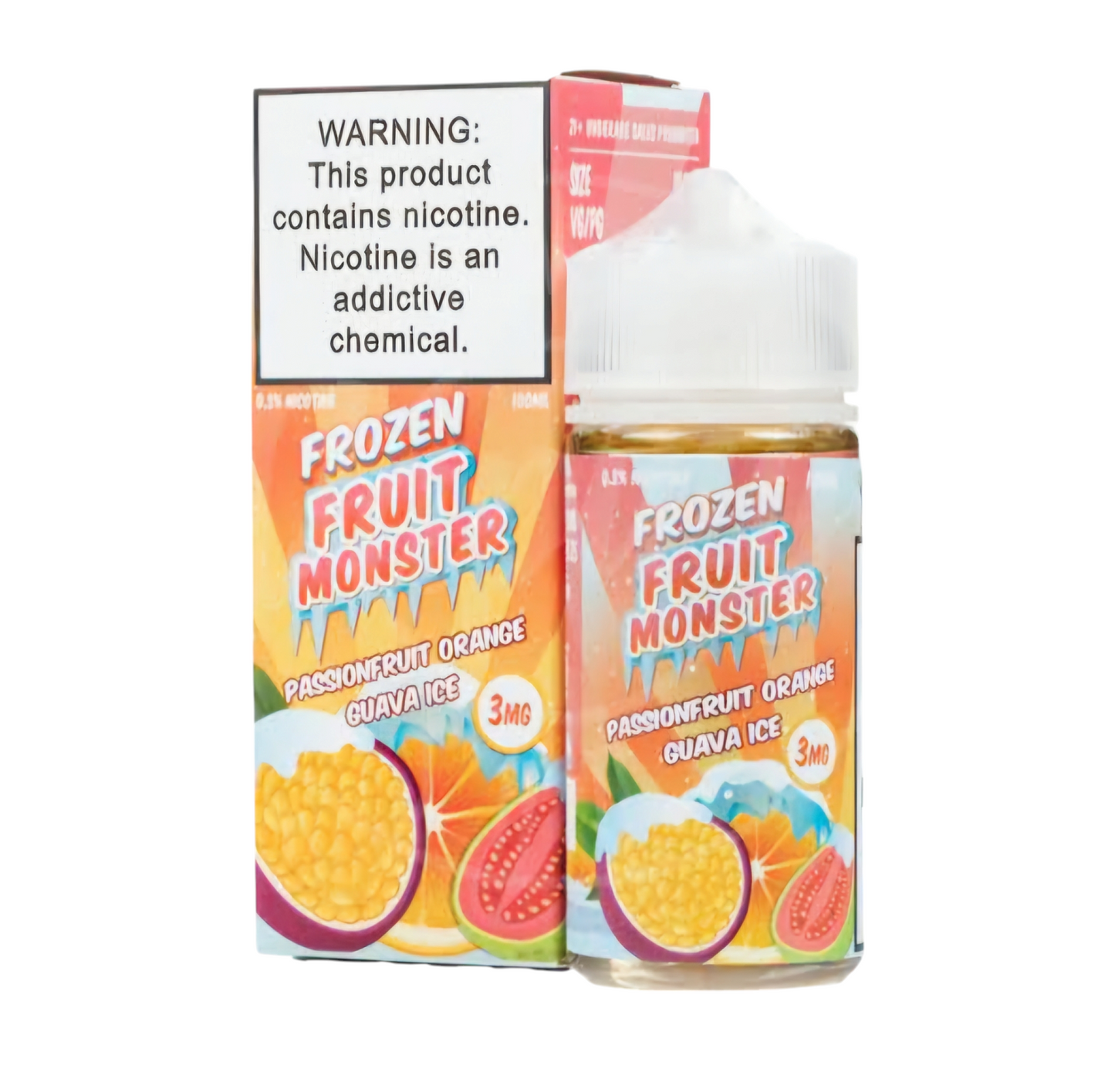 PASSIONFRUIT ORANGE GUAVA ICE - MONSTER FRUIT FROZEN - 100ML