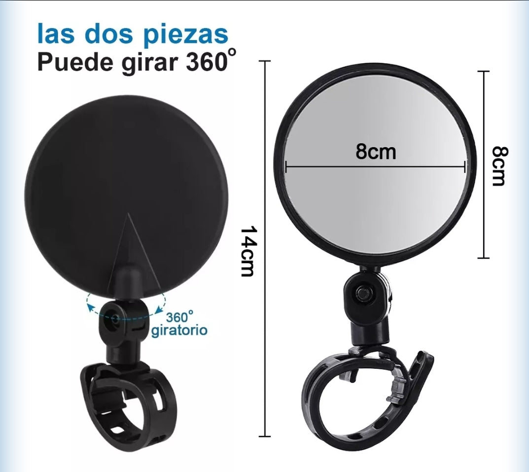 ESPEJO RETROVISOR PARA BICICLETA - 1pz