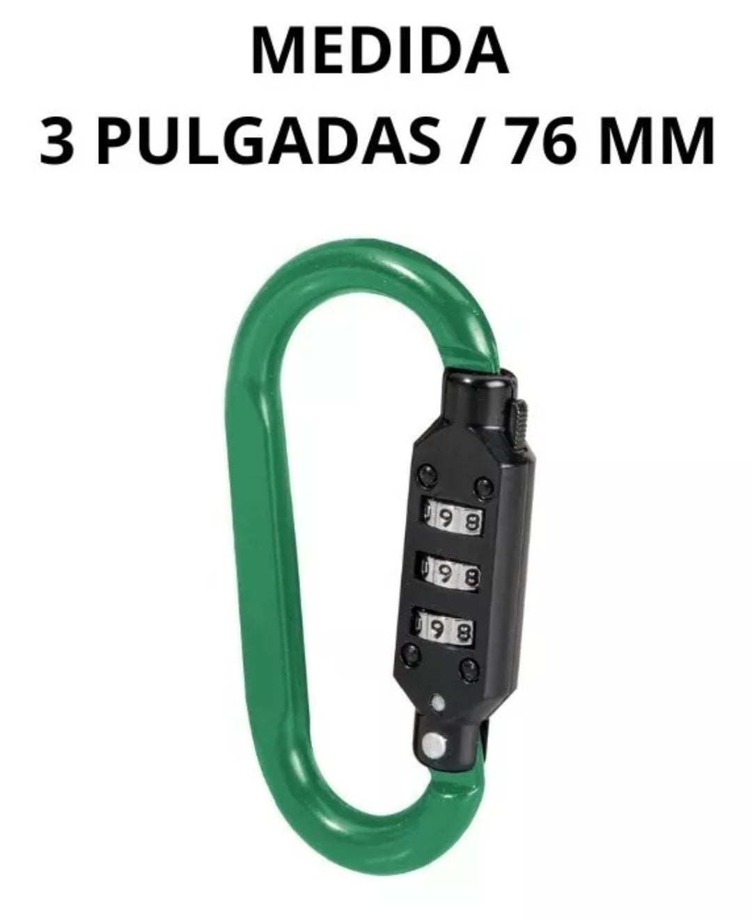 CANDADO MOSQUETÓN DE COMBINACIÓN