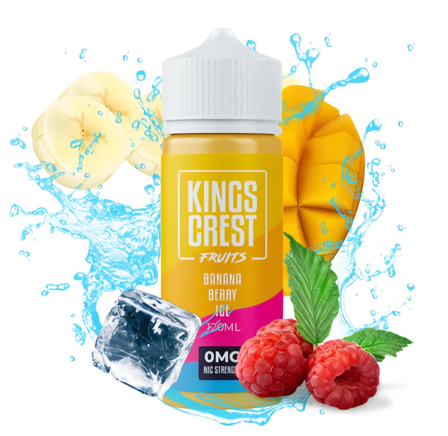 BANANA BERRY ICE - KINGS CREST FRUITS - 120ML
