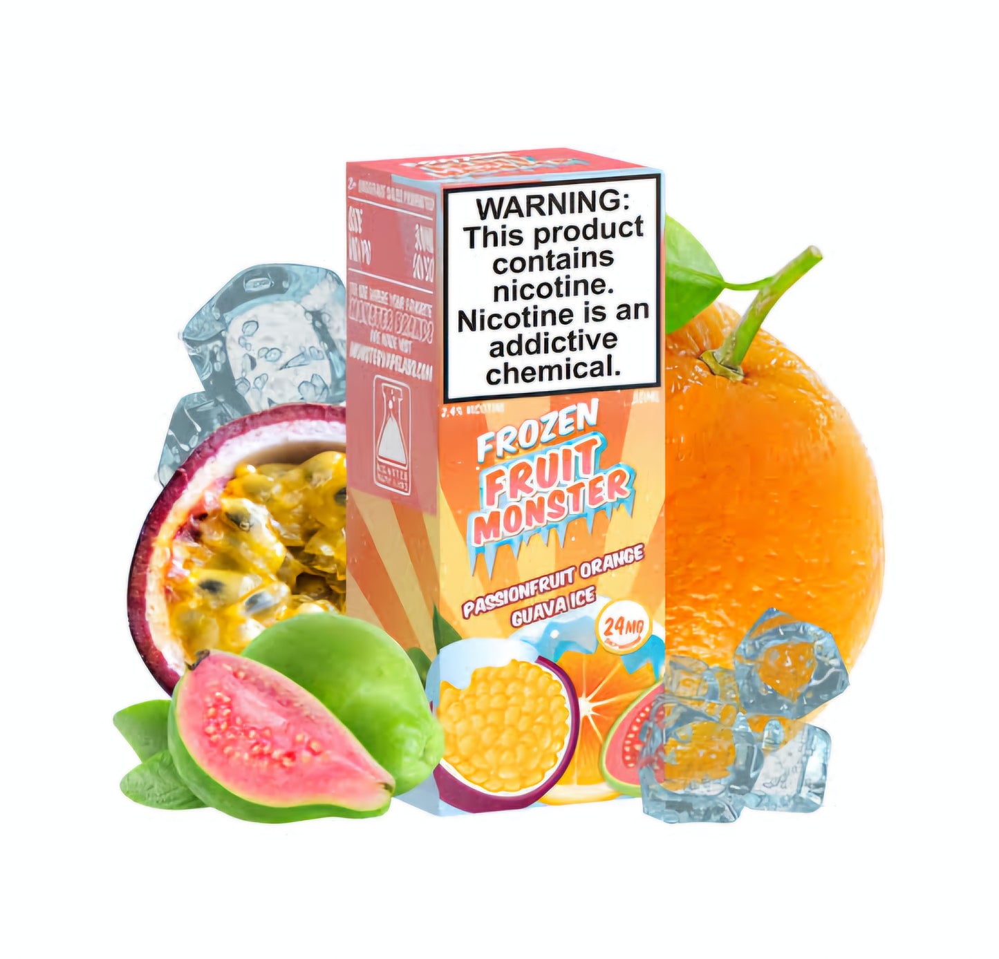 PASSIONFRUIT ORANGE GUAVA ICE - MONSTER FRUIT FROZEN - 100ML