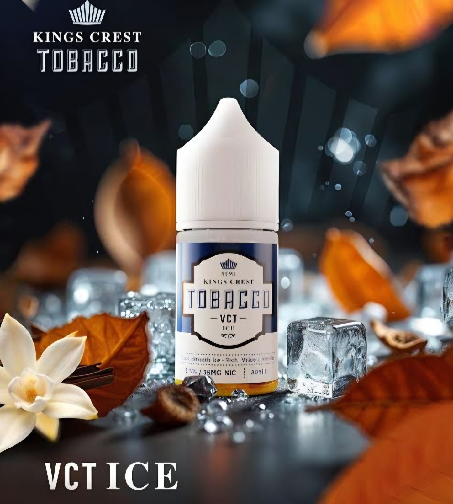 TOBACCO ICE / NIC SALTS 30ML - KINGS CREST VCT