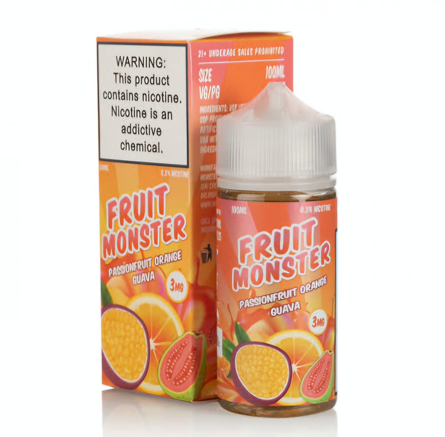 PASSIONFRUIT ORANGE GUAVA ICE - MONSTER FRUIT FROZEN - 100ML