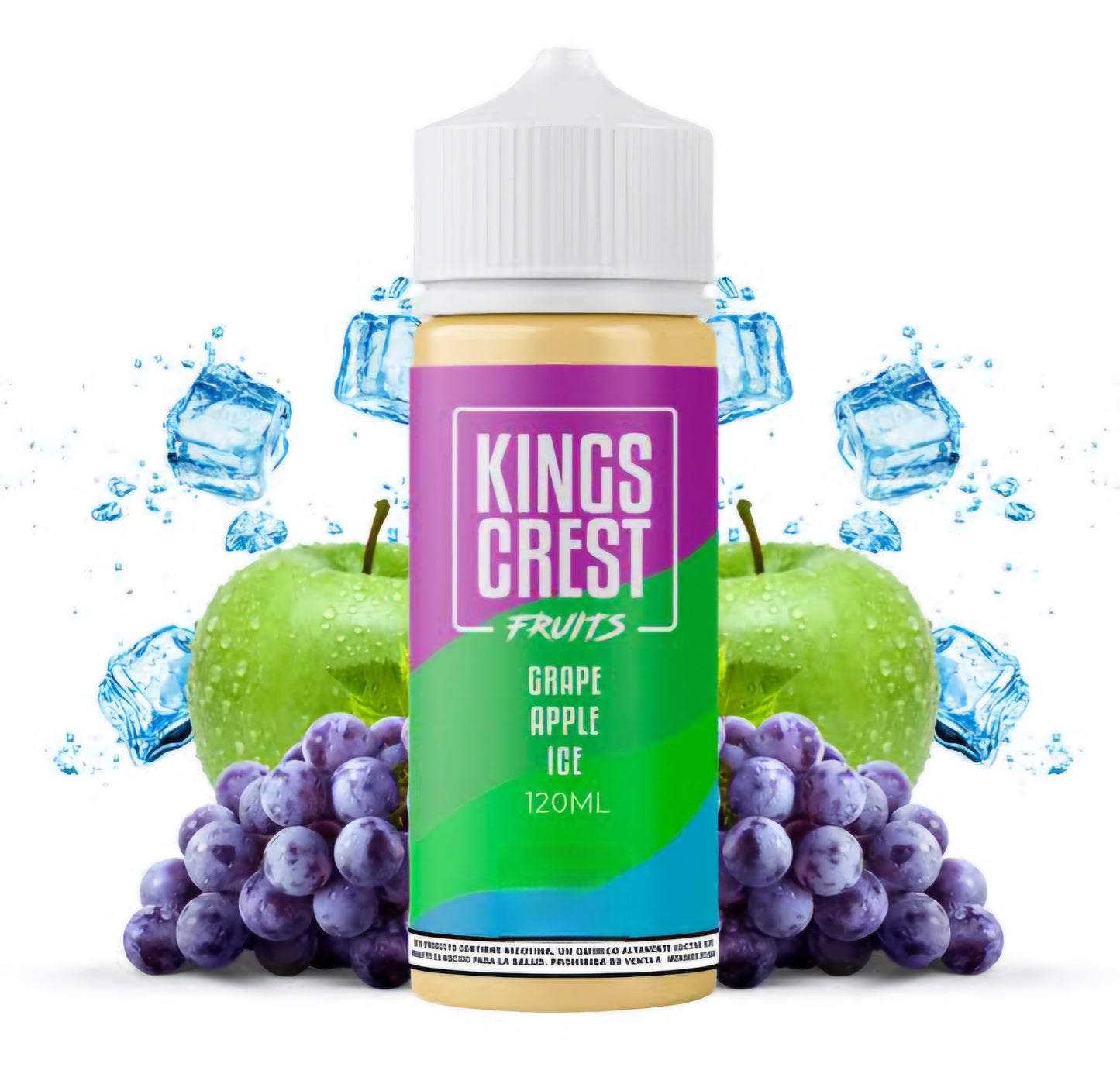 GRAPE APPLE ICE - KINGS CREST FRUITS - 120ML