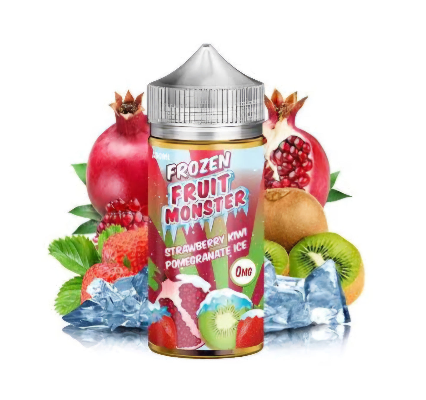STRAWBERRY KIWI POMEGRANATE ICE - MONSTER FRUIT FROZEN - 100ML