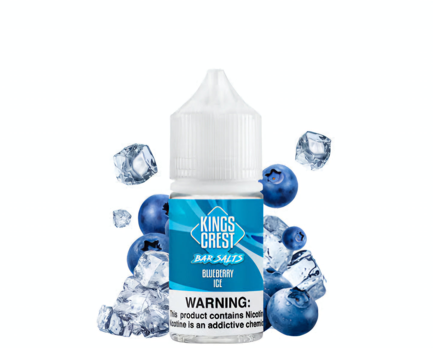 BLUEBERRY ICE / NIC SALTS 30ML - KINGS CREST BAR