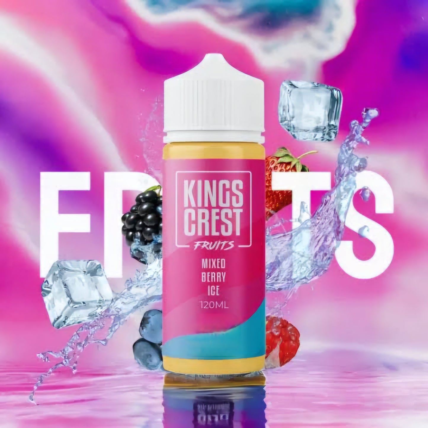 MIXED BERRY ICE - KINGS CREST FRUITS - 120ML