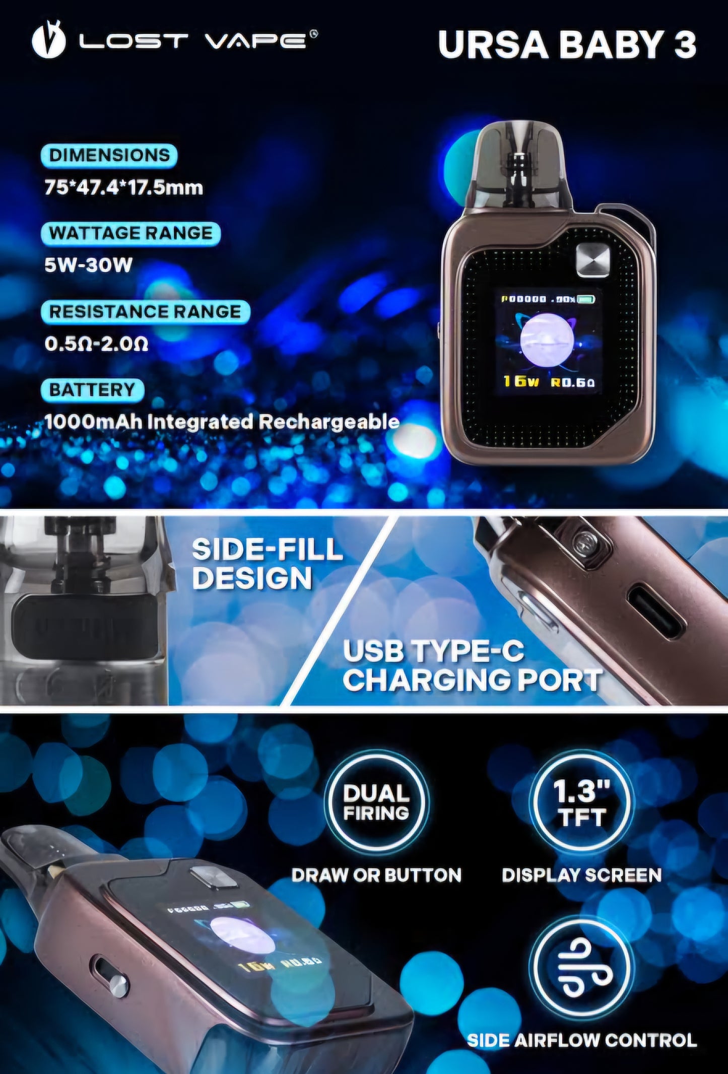 URSA BABY 3 - LOST VAPE