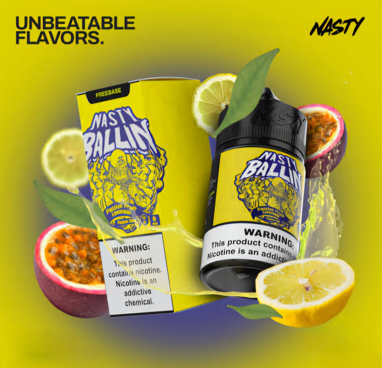 PASSIONFRUIT LEMONADE / NIC SALTS 30ML - NASTY