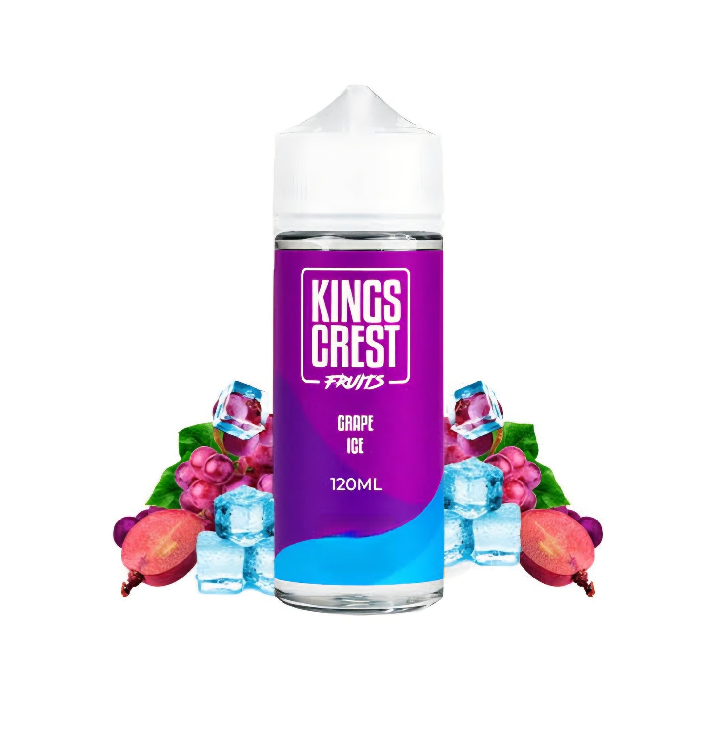 GRAPE ICE -KINGS CREST FRUITS - 120ML