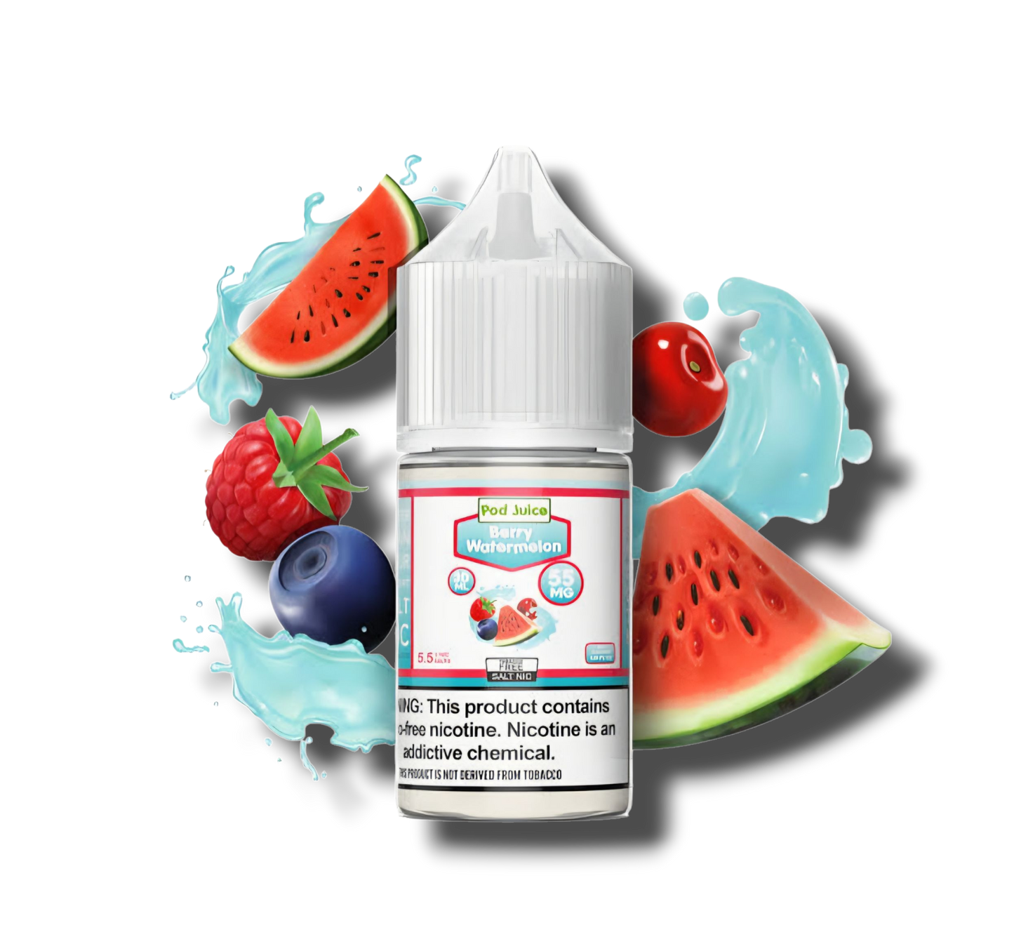 BERRY WATERMELON / NIC SALTS 30ML - POD JUICE