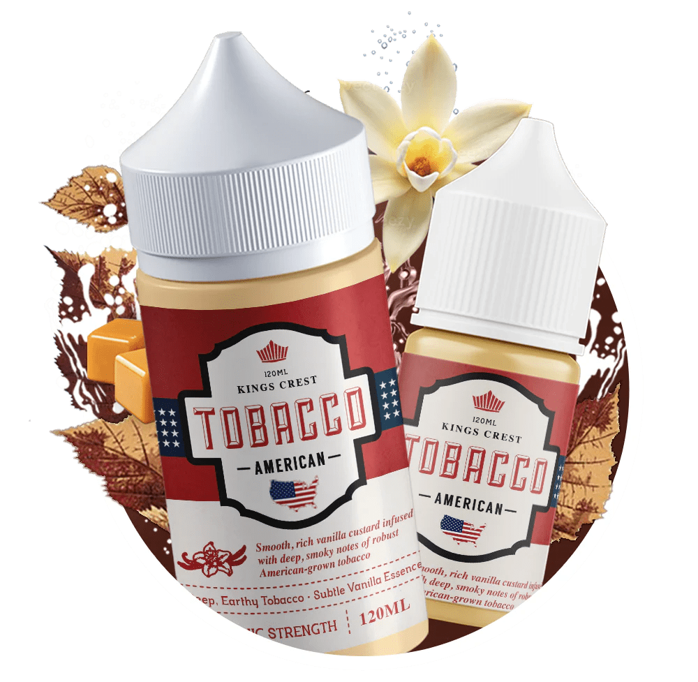 TOBACCO AMERICAN - KINGS CREST - 120ML