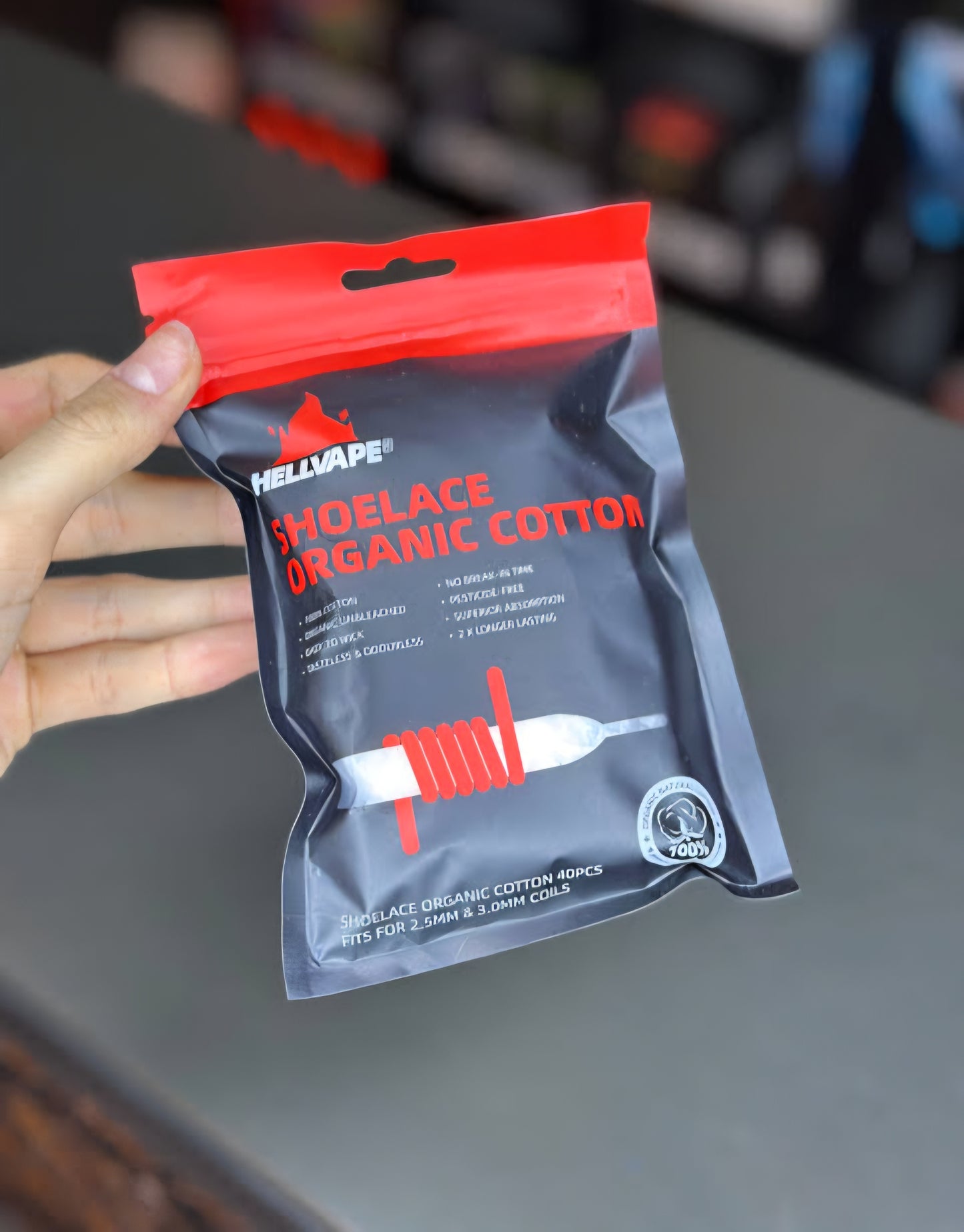 CORDONES DE ALGODÓN - HELLVAPE (20pz)