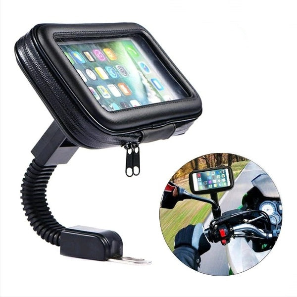 SOPORTE (IMPERMEABLE) DE CELULAR PARA MOTO