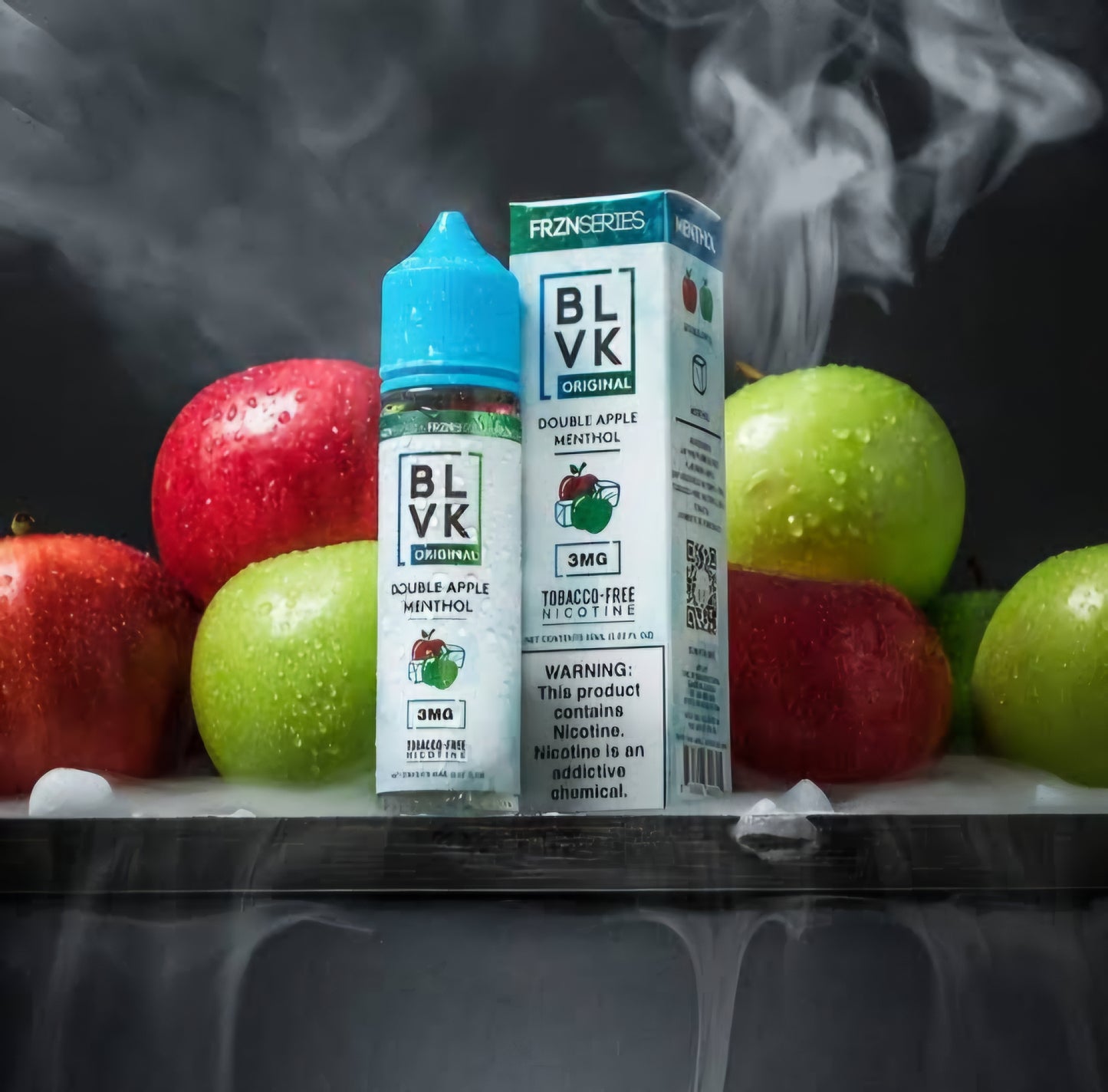 DOUBLE APPLE MENTHOL - BLVK - 60ML