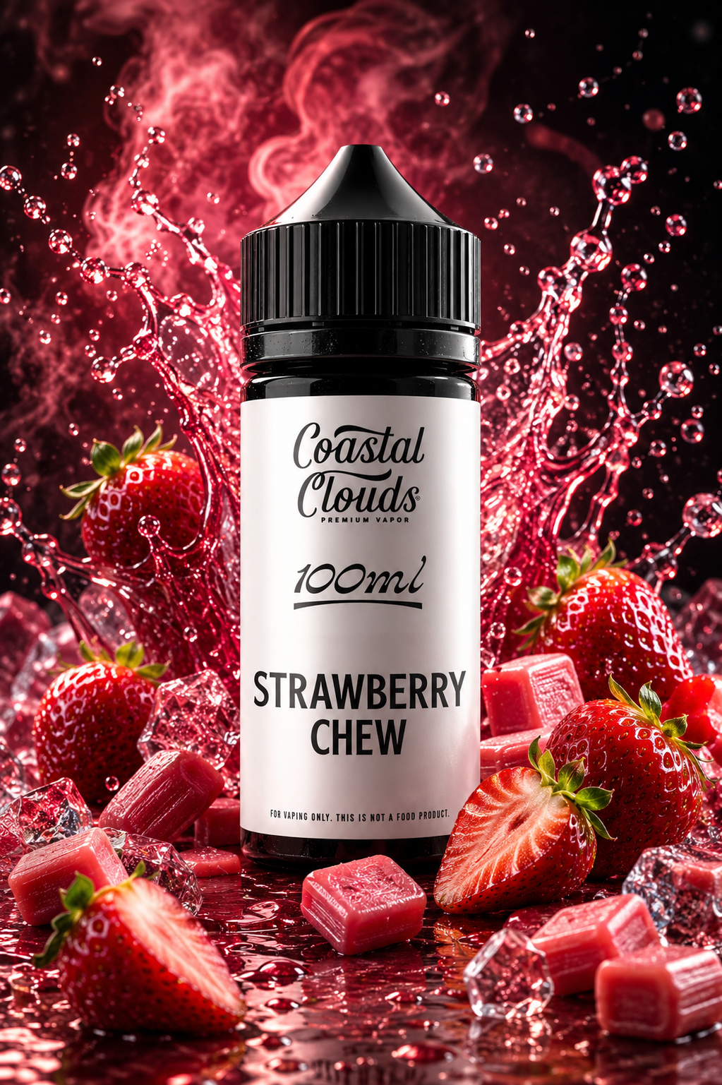 STRAWBERRY CHEW - COASTAL CLOUDS - 100ML