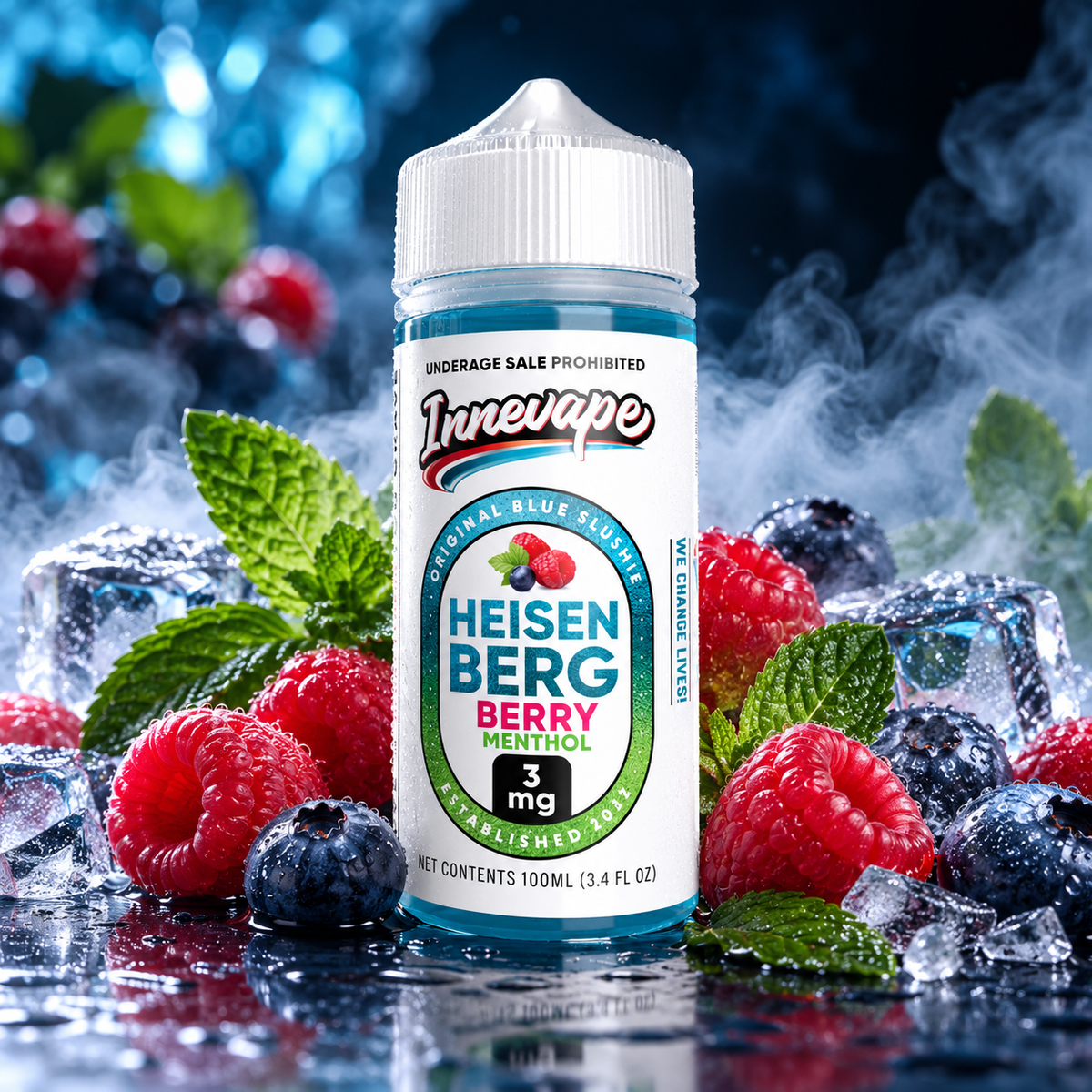 HEISENBERG BERRY MENTHOL - INNEVAPE - 100ML