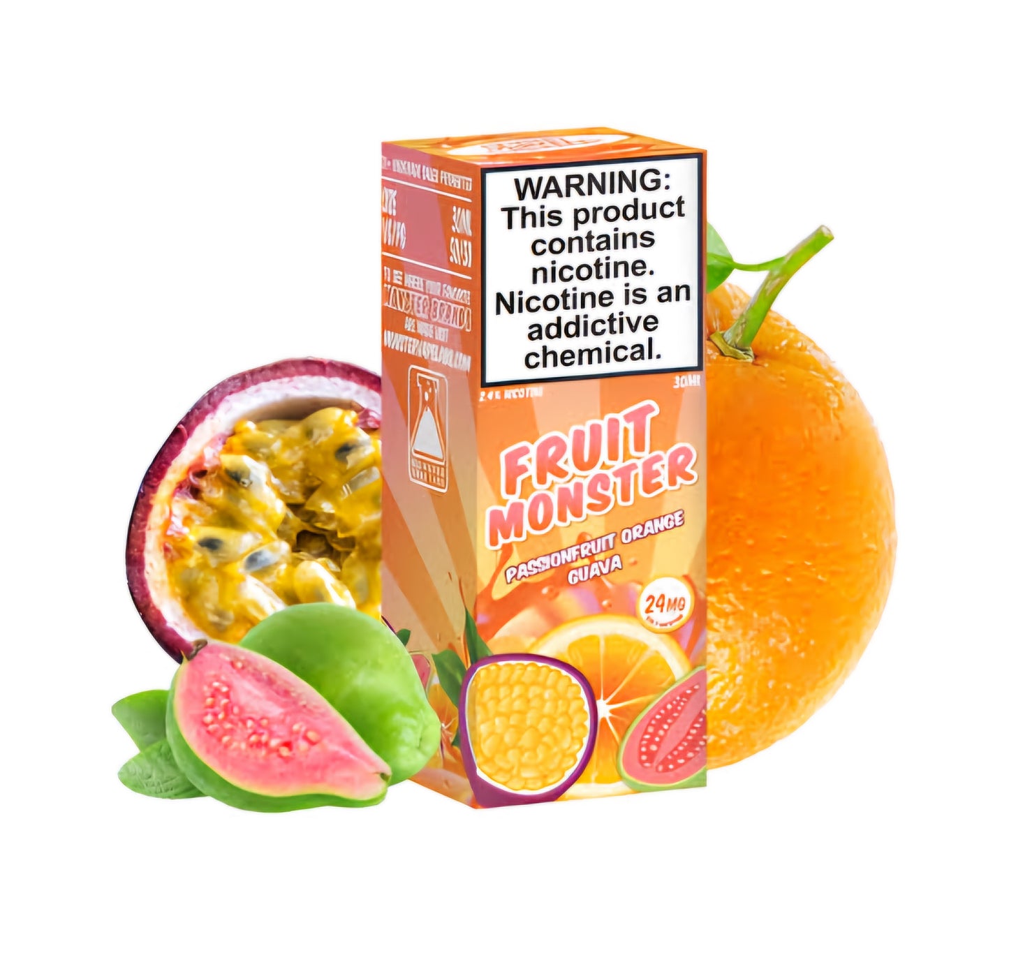 PASSIONFRUIT ORANGE GUAVA ICE / NIC SALTS 30ML - MONSTER FRUIT FROZEN
