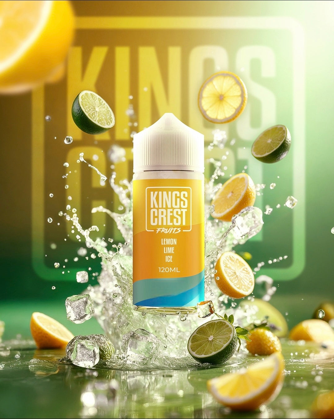 LEMON LIME ICE - KINGS CREST FRUITS - 120ML