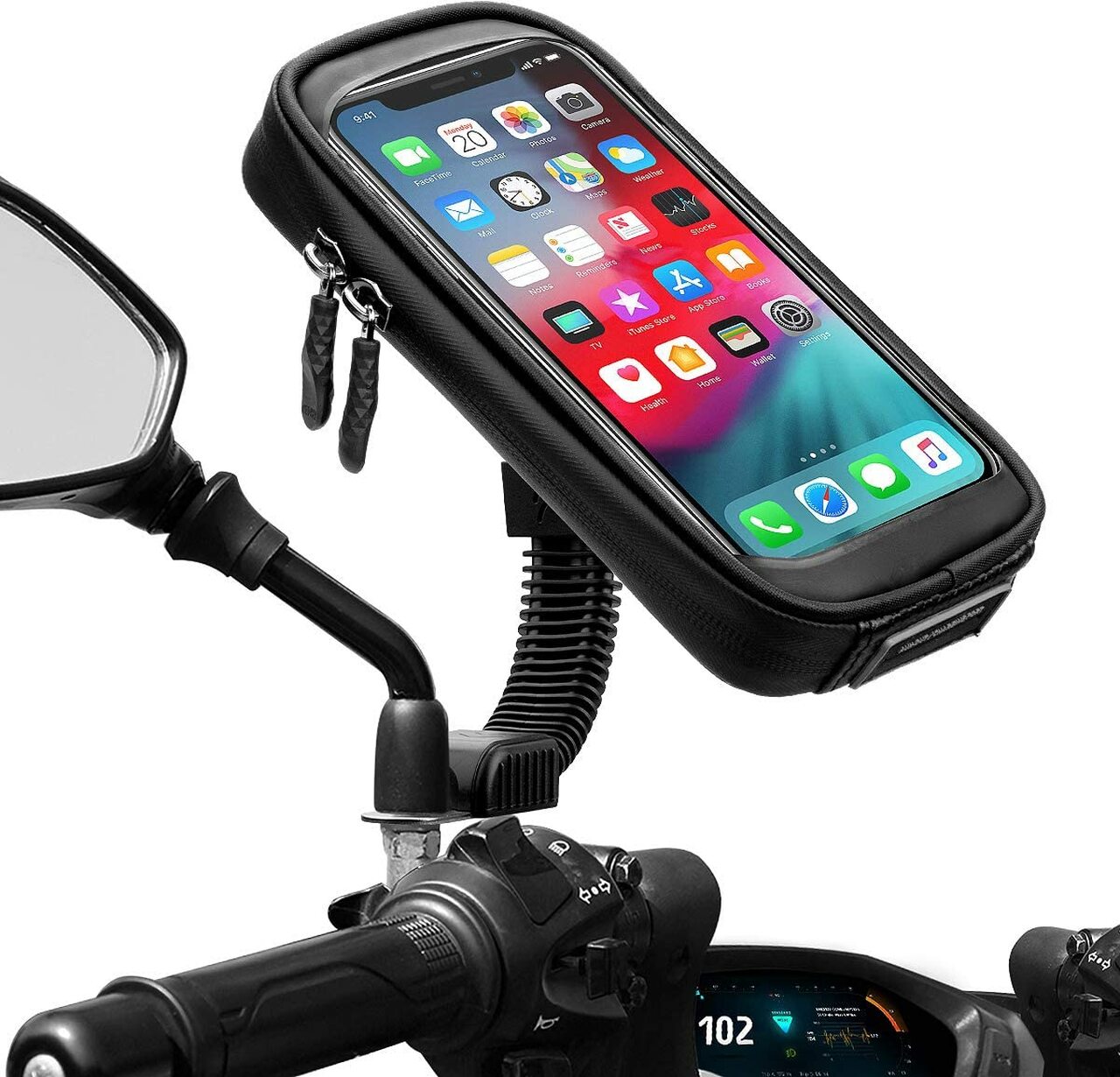 SOPORTE (IMPERMEABLE) DE CELULAR PARA MOTO