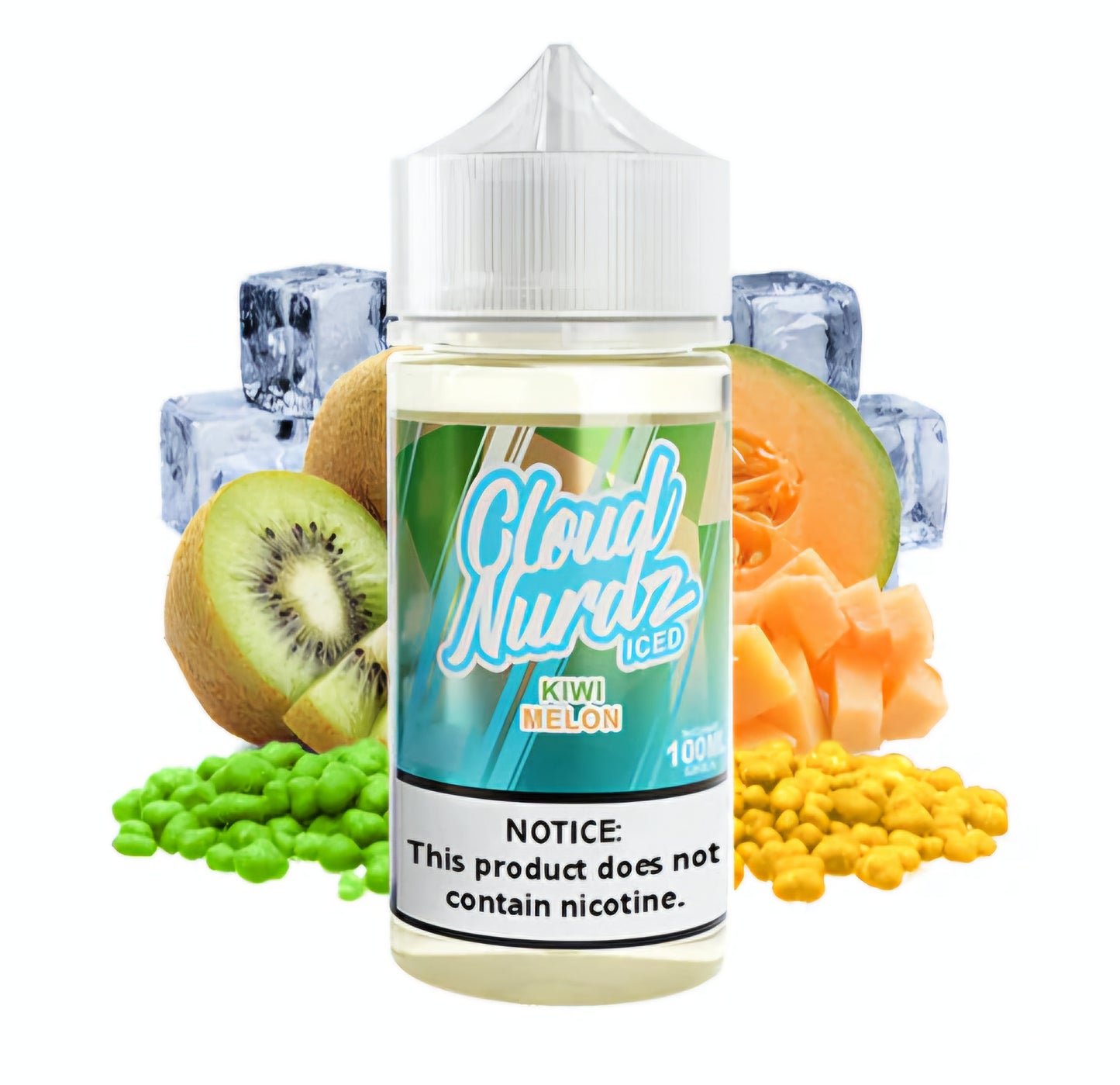 KIWI MELON - CLOUD NURDZ ICED - 100ML