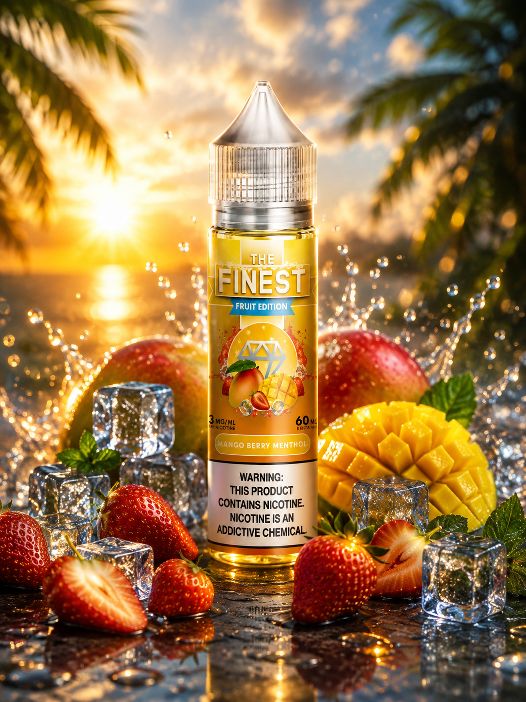 MANGO BERRY MENTHOL - THE FINEST - 60 ML