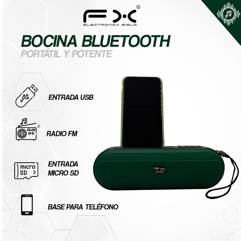 BOCINAS BLUETOOTH CON SOPORTE PARA CELULAR
