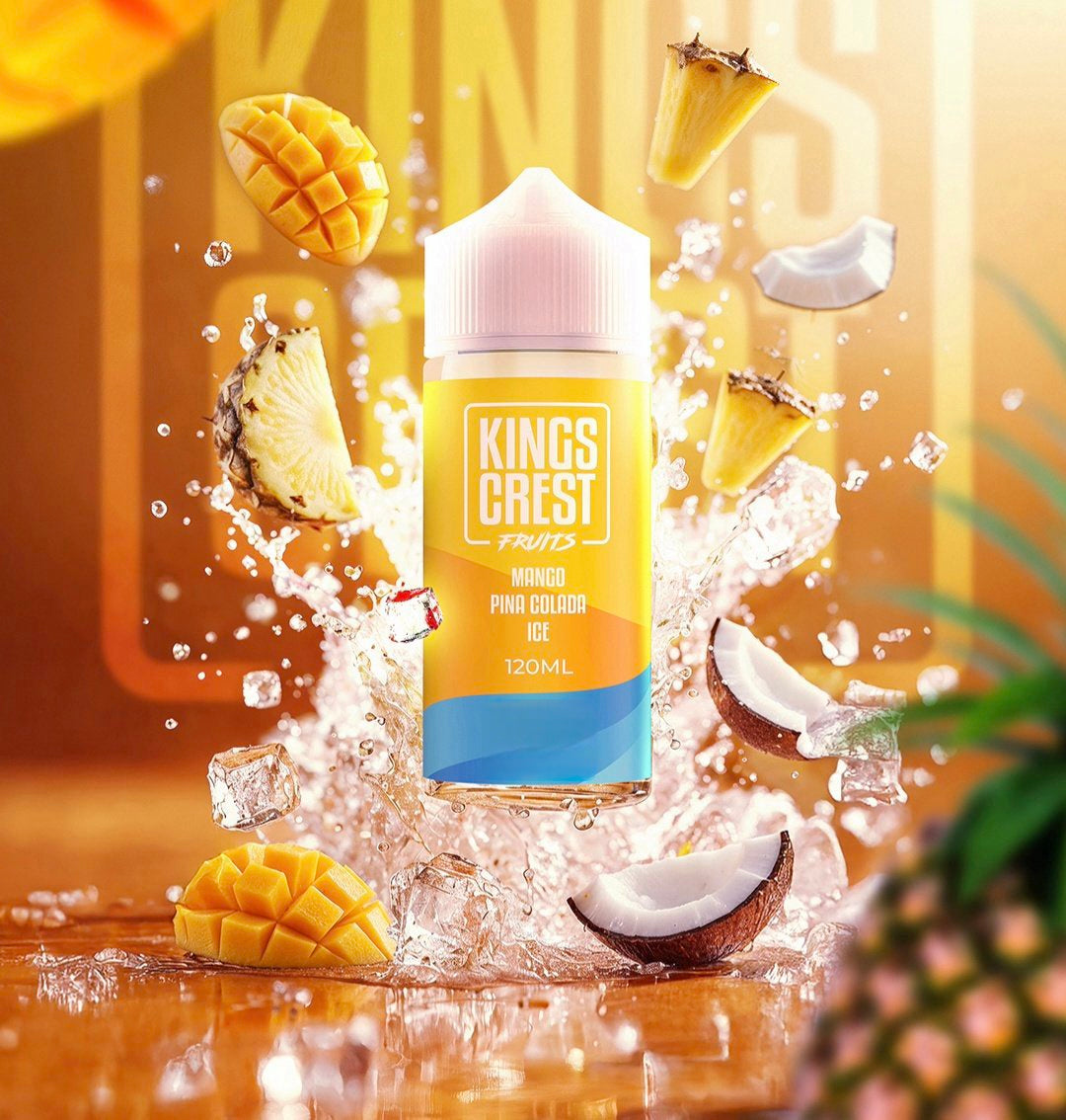 MANGO PIÑA COLADA ICE - KINGS CREST FRUITS - 120ML