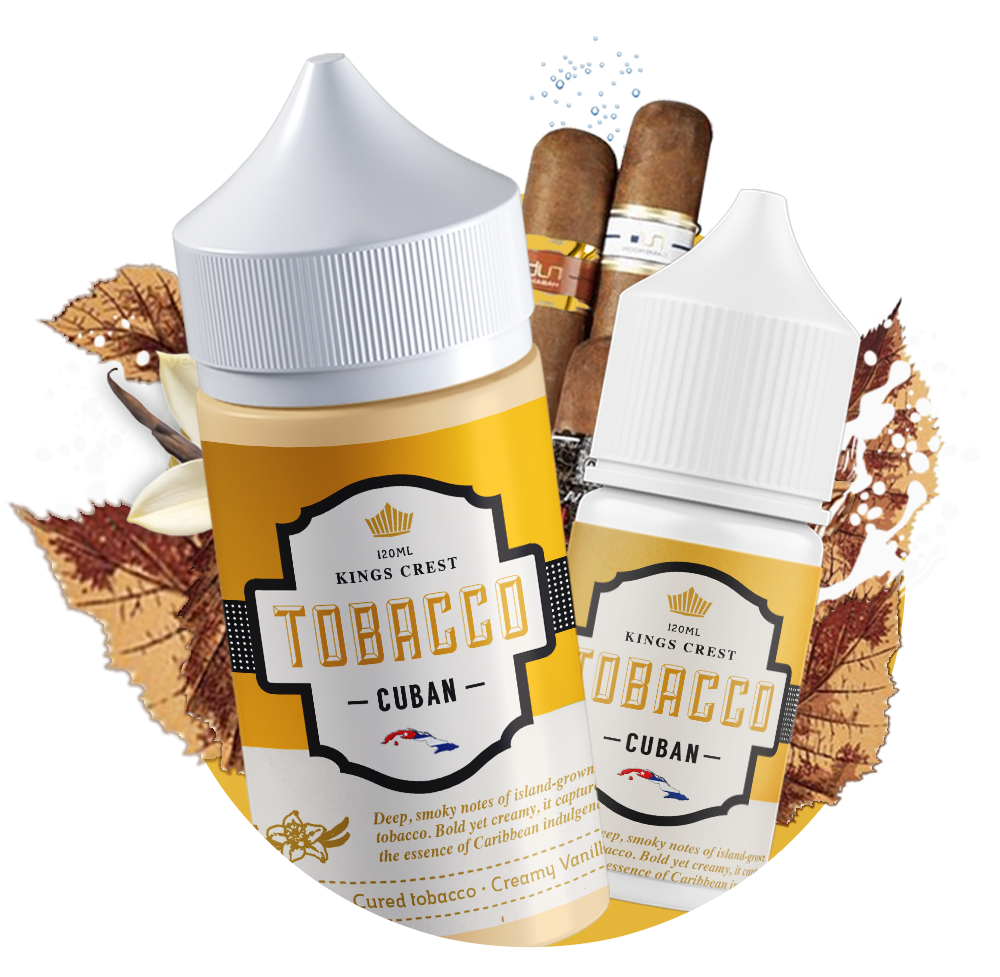 TOBACCO CUBAN - KINGS CREST - 120ML