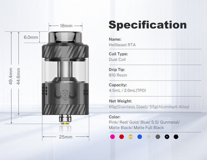 HELLBEAST RTA - HELLVAPE
