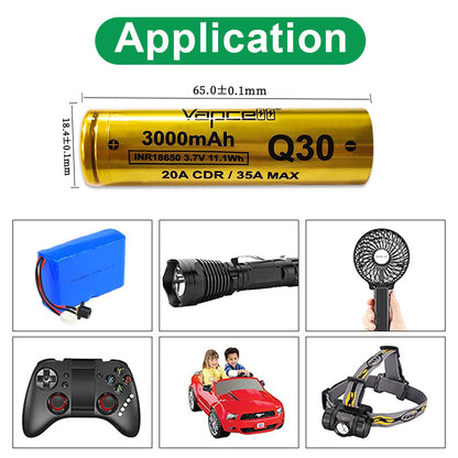 BATERÍA VAPCELL Q30 18650 3000mah 20A/35A