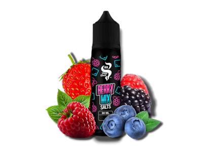 BERRY MIX / NIC SALTS 30ML - VAPE GHOST