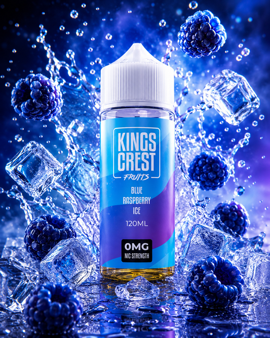 BLUE RASPBERRY ICE - KINGS CREST FRUITS - 120ML
