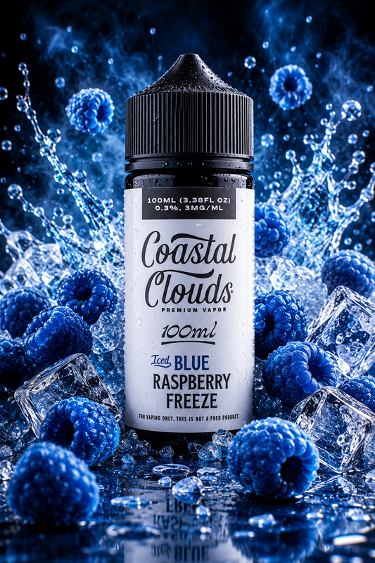 BLUE RASPBERRY FREEZE - COASTAL CLOUDS - 100ML