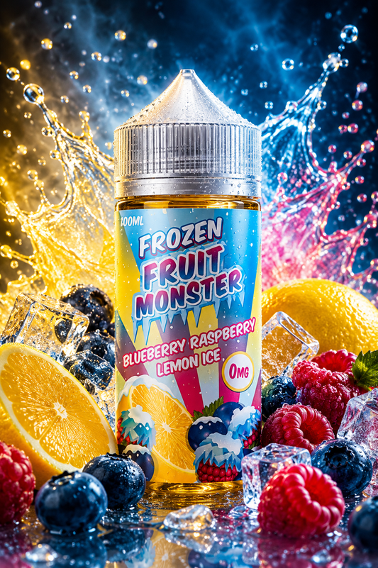 BLUEBERRY RASPBERRY LEMON ICE - FRUIT MONSTER FROZEN - 100ML