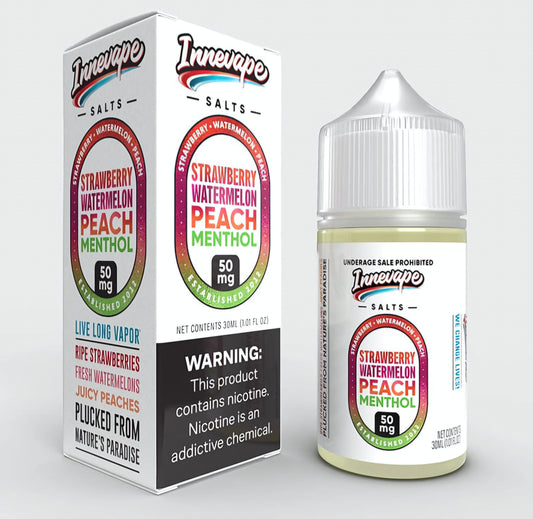 STRAWBERRY WATERMELON PEACH MENTHOL / NIC SALTS 30ML - INNEVAPE