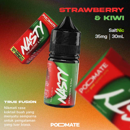 STRAWBERRY KIWI / NIC SALTS 30ML - NASTY