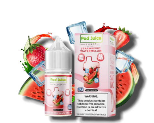 STRAWBERRY WATERMELON / NIC SALTS 30ML - POD JUICE