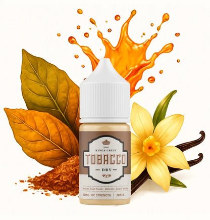 TOBACCO DRY / NIC SALTS 30ML - KINGS CREST