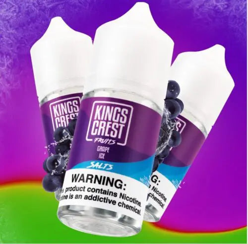 GRAPE ICE / NIC SALTS 30ML - KINGS CREST FRUITS