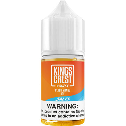PEACH MANGO ICE / NIC SALTS 3OML - KINGS CREST BAR